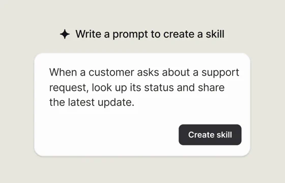 Custom Skill created from a prompt about checking a support request