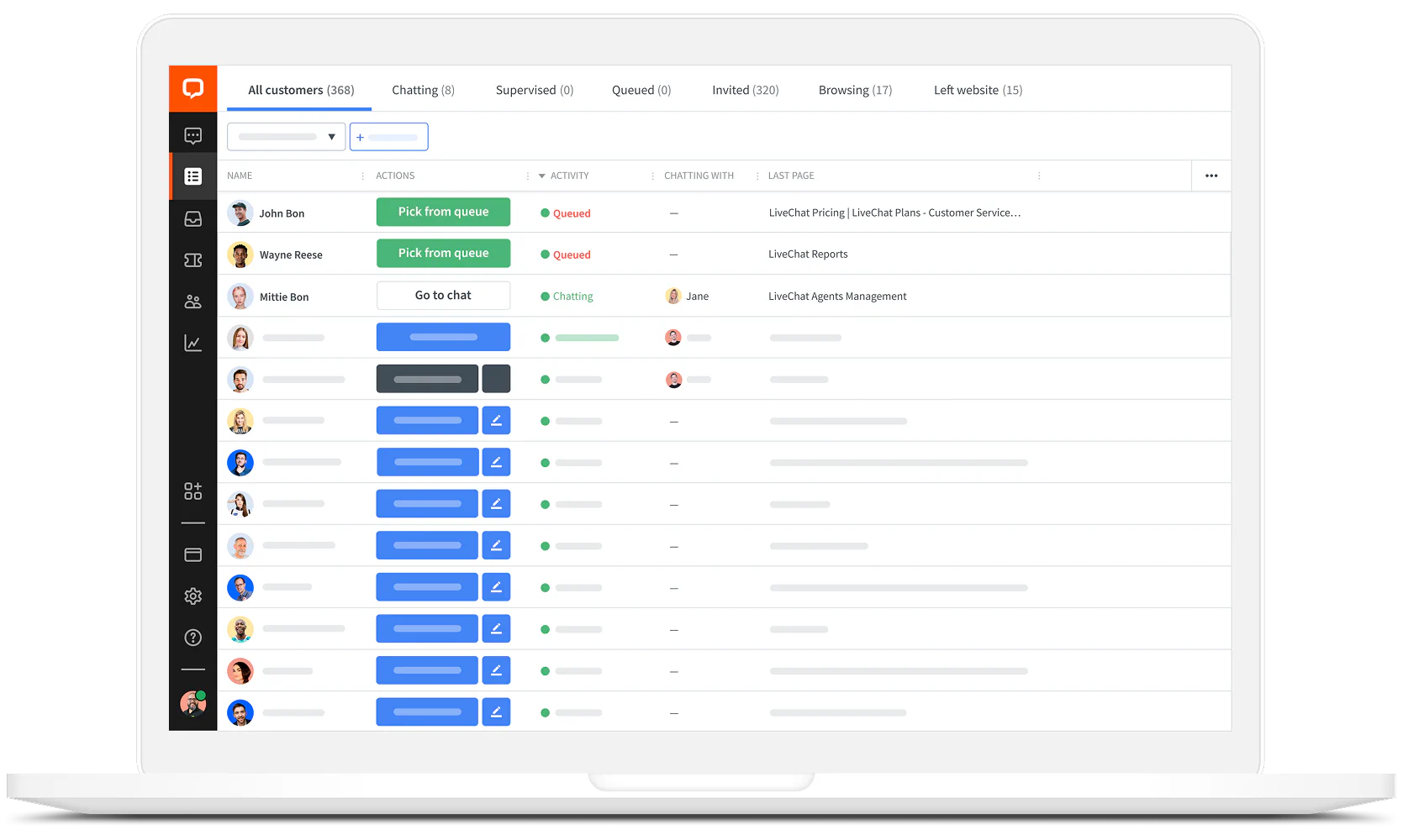 LiveChat® app for desktop